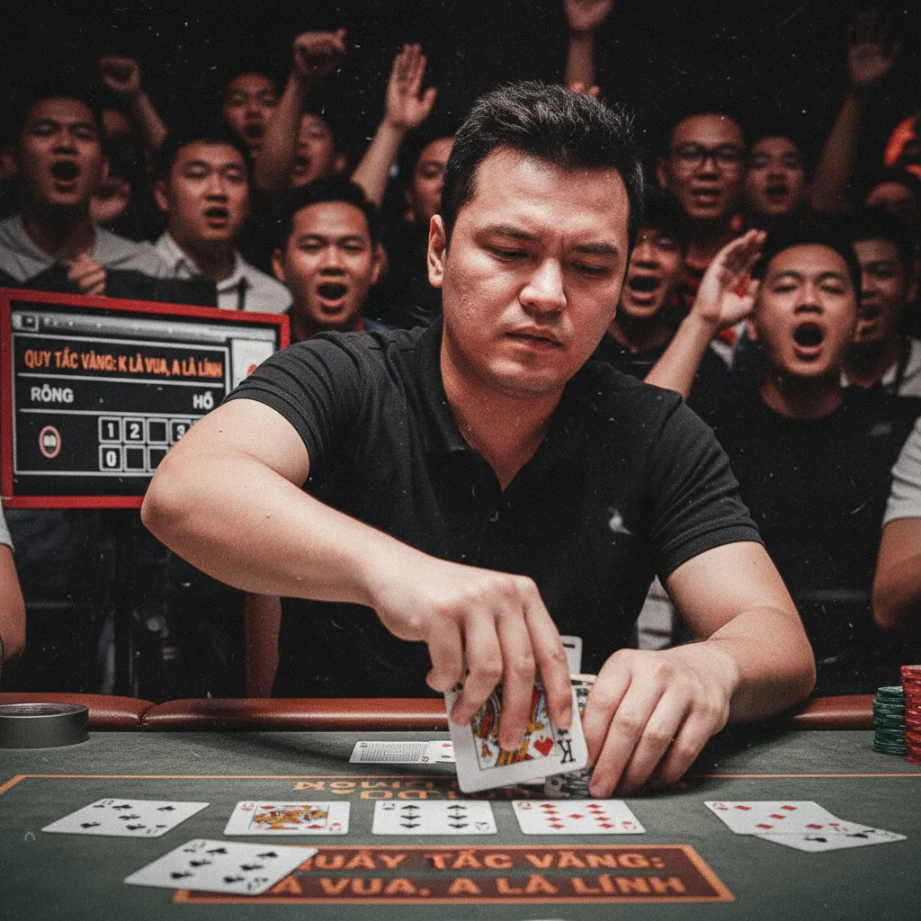 Lá K là lá bài mạnh nhất trong Rồng Hổ với 13 điểm