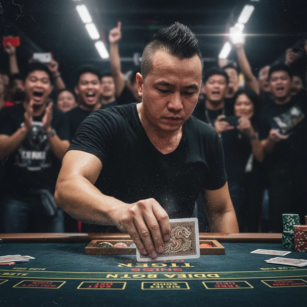 Các cửa cược chính Rồng và Hổ trên bàn chơi