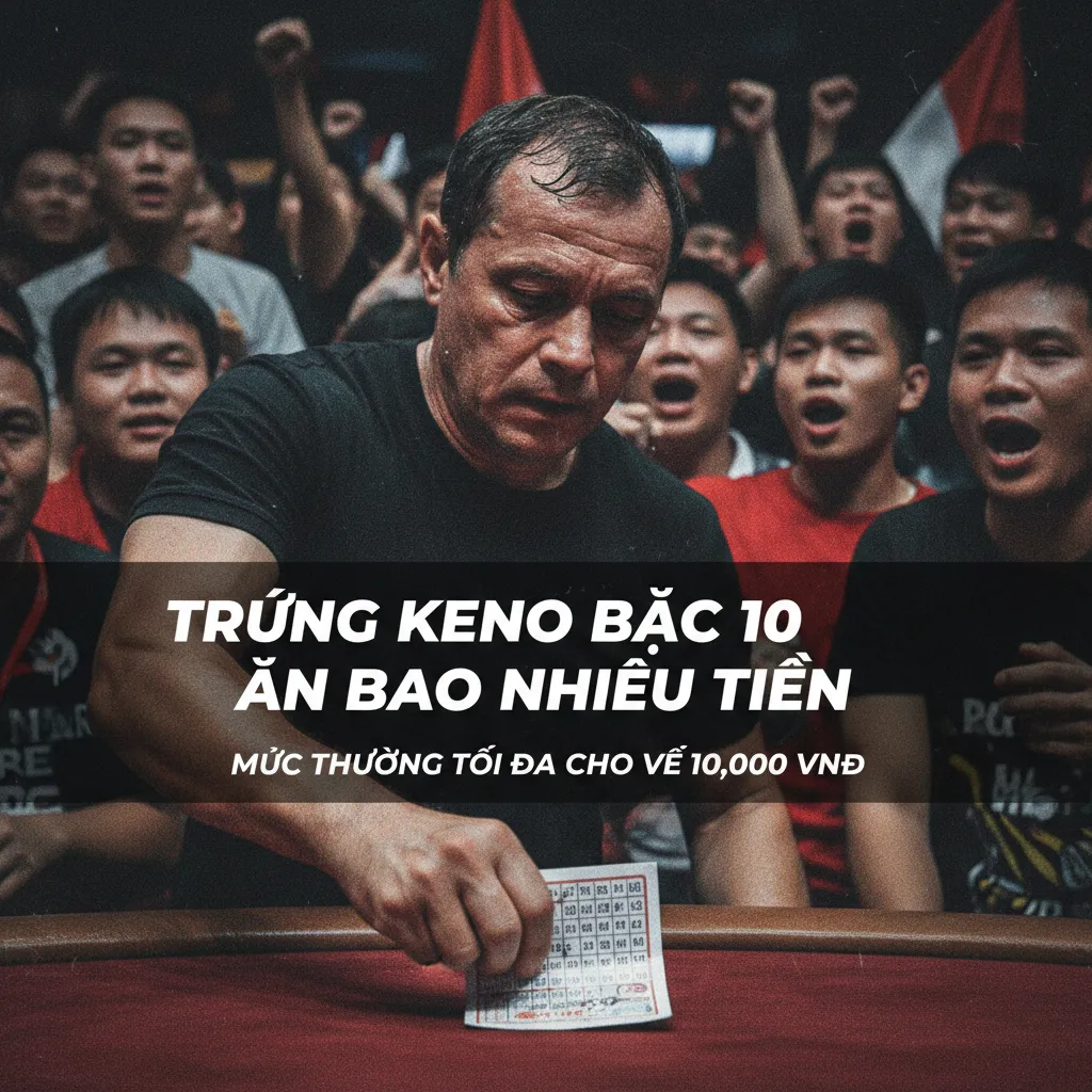 Trúng Keno bậc 10 ăn bao nhiêu tiền